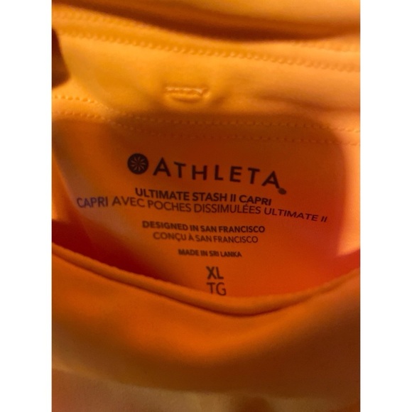 Athleta Ultimate Stash ll Capri Size XL New With Tags - Picture 10 of 11